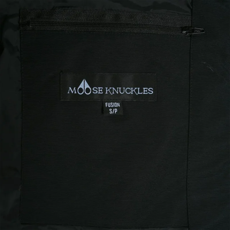 Replica Moose Knuckles Classic Bomber Jacket Black Reps - RepLuxe