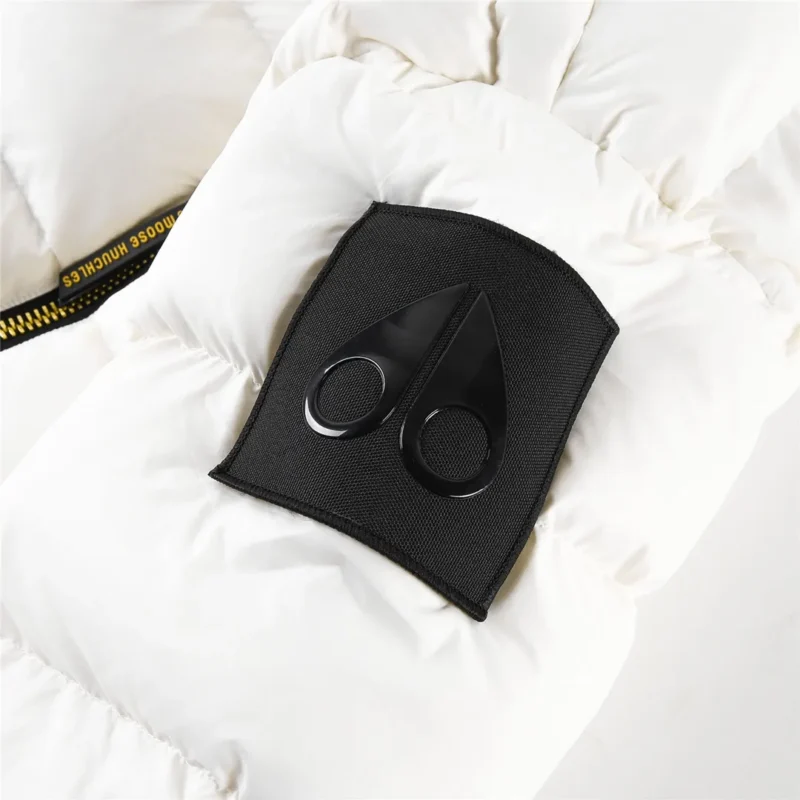 Replica Moose Knuckles Puffer Jacket White Style Reps - RepLuxe