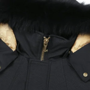 Replica Moose Knuckles P700 Long Parka Black Coat Reps - RepLuxe