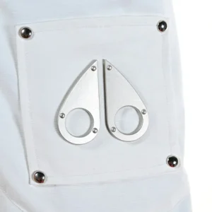 Replica Moose Knuckles Classic Aviator Jacket White Reps - RepLuxe