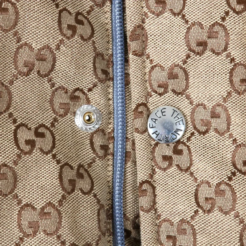 Replica Gucci x The North Face Down Jacket Beige Monogram Reps - RepLuxe
