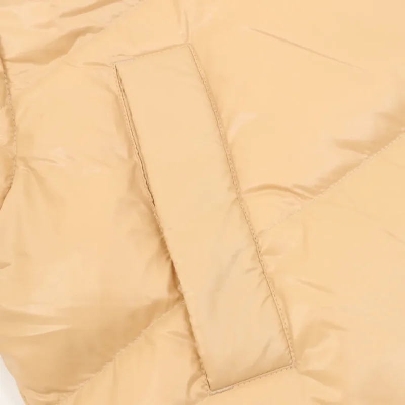 Replica The North Face 86 Short Down Jacket Beige Reps - RepLuxe