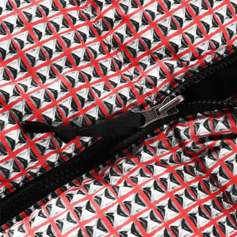 Replica Supreme The North Face Hooded Puffer Red Check Reps - RepLuxe