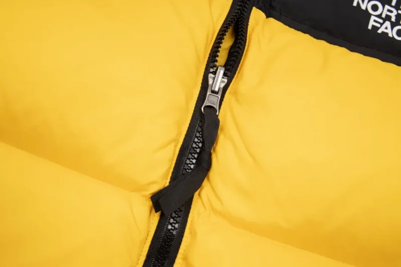 Replica The North Face 1996 Nuptse Jacket Yellow Black Reps - RepLuxe