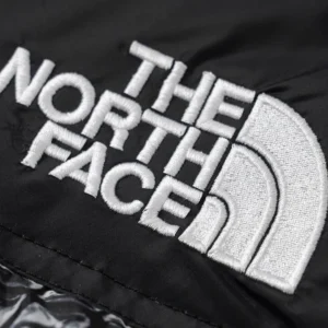 Replica The North Face Supreme TNF 96 Down Jacket Black Houndstooth Reps - RepLuxe