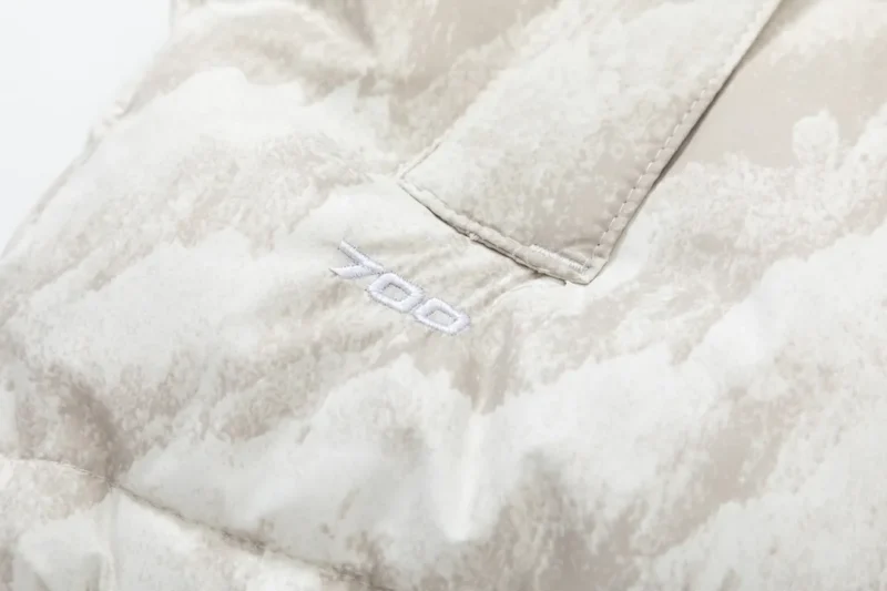 Replica The North Face 1996 Nuptse Zebra Vest White Reps - RepLuxe