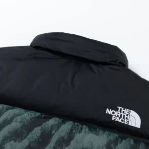 Replica The North Face 1996 Nuptse Vest Green Camo Reps - RepLuxe