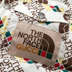 Replica THE NORTH FACE x GUCCI Down Vest White Reps - RepLuxe