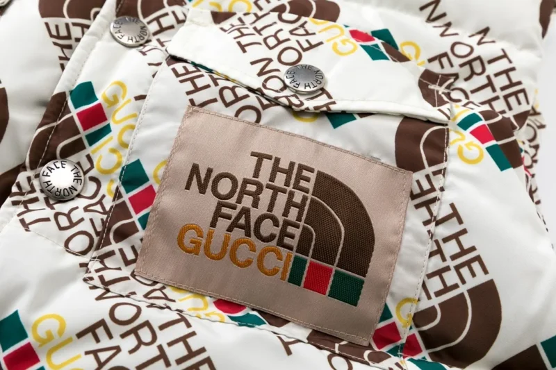 Replica THE NORTH FACE x GUCCI Down Vest White Reps - RepLuxe