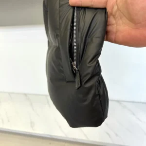 Replica Prada Quilted Down Vest Black Sleeveless Reps - RepLuxe