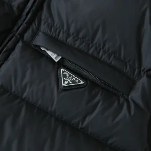 Replica Prada Re-Nylon Down Vest Cocoa Brown Reps - RepLuxe