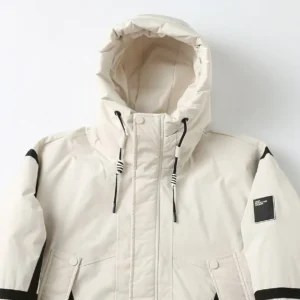 Replica Prada Hooded Down Jacket White Unisex Reps - RepLuxe