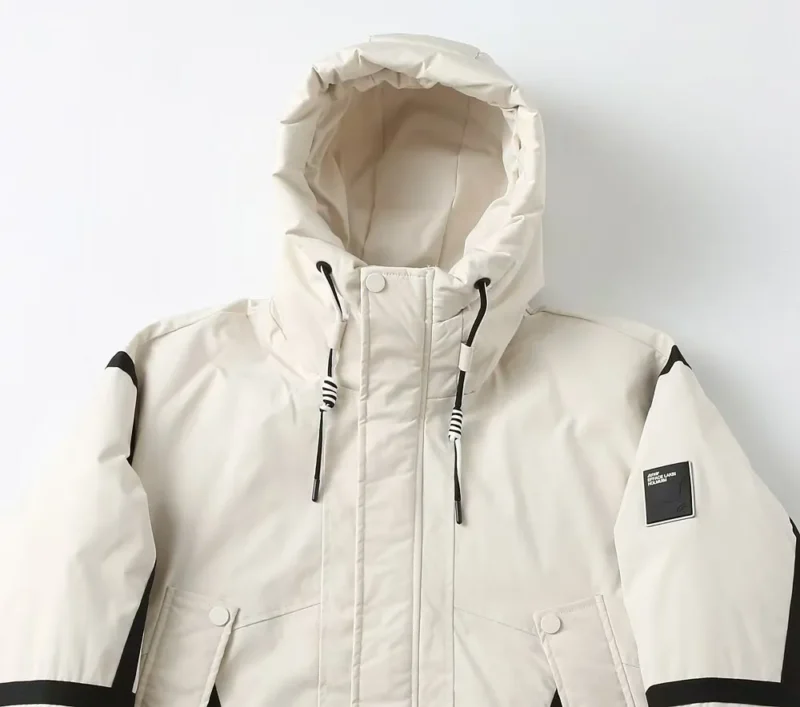 Replica Prada Hooded Down Jacket White Unisex Reps - RepLuxe