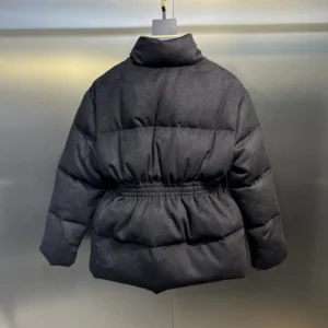 Replica Prada Long Waist Down Jacket Black Quilted Reps - RepLuxe