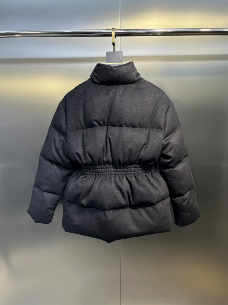 Replica Prada Long Waist Down Jacket Black Quilted Reps - RepLuxe