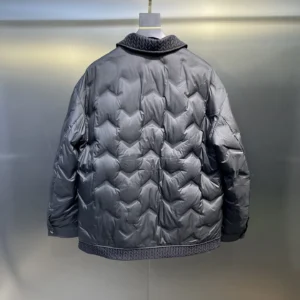 Replica Prada Quilted Down Jacket Black Collar Reps - RepLuxe