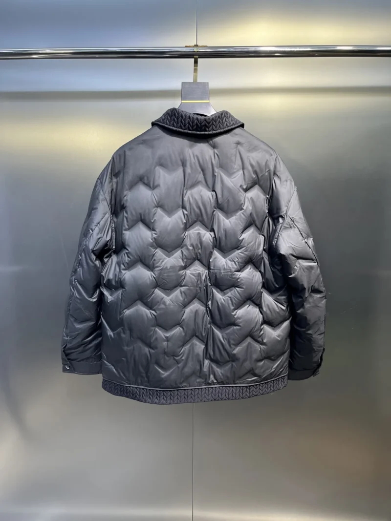 Replica Prada Quilted Down Jacket Black Collar Reps - RepLuxe