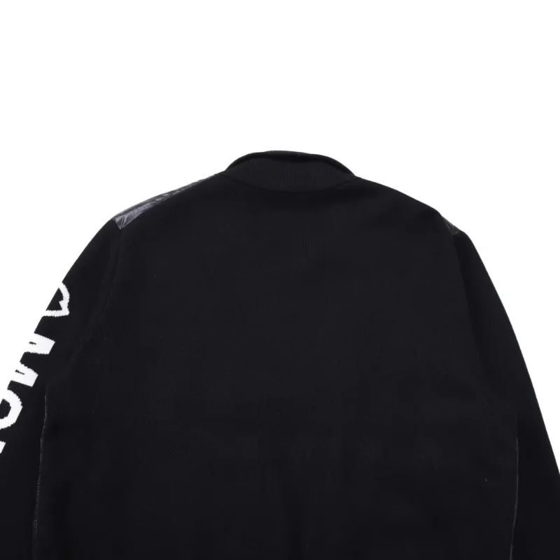 Replica Moncler M29 Knit Down Jacket Black Reps - RepLuxe
