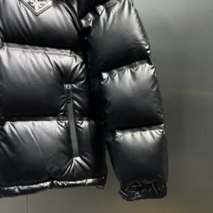 Replica Prada Down Jacket Black Hooded Puffer Reps - RepLuxe