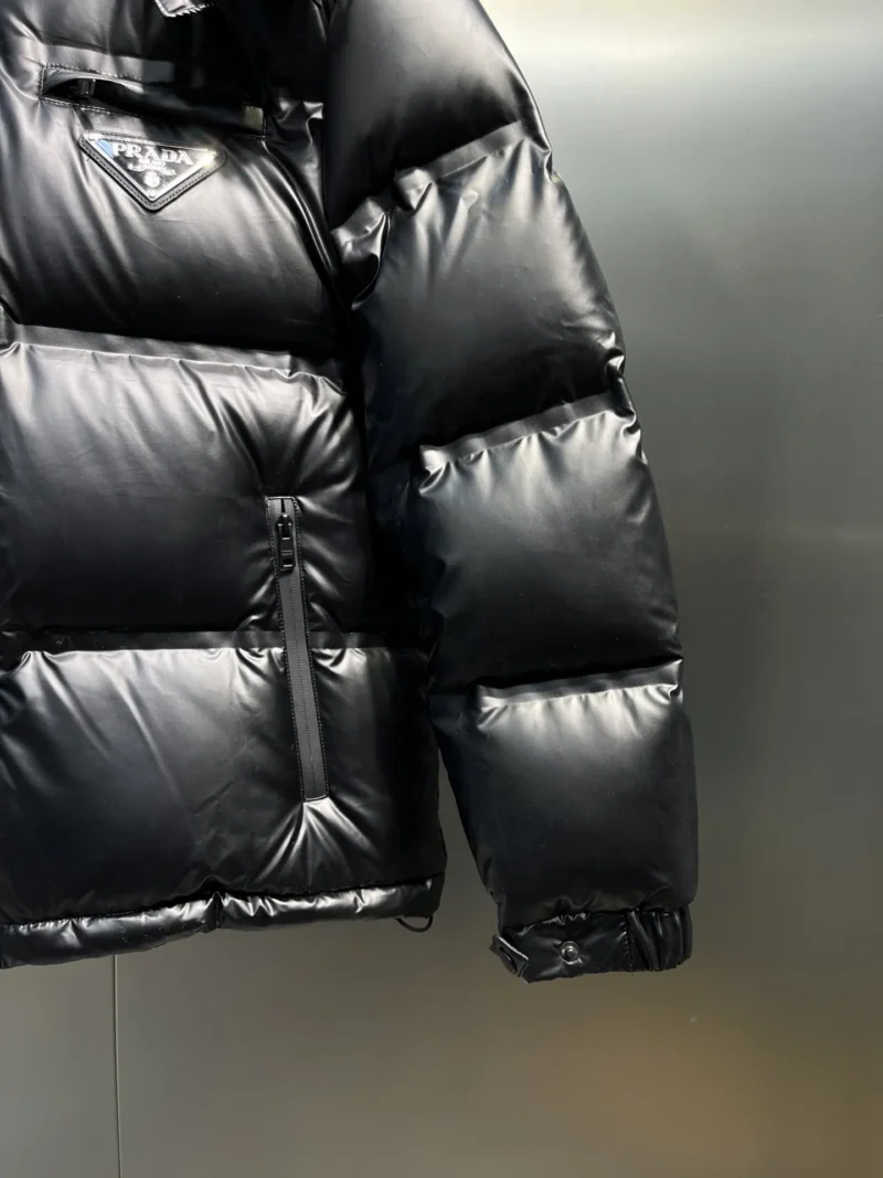 Replica Prada Down Jacket Black Hooded Puffer Reps - RepLuxe