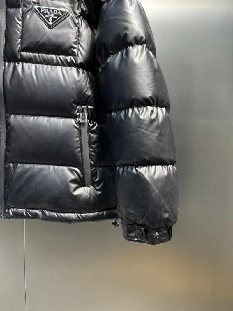Replica Prada Down Jacket Black Minimalist Style Reps - RepLuxe