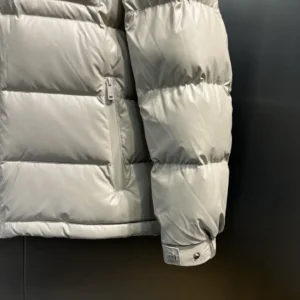 Replica Prada Minimalist Down Jacket Beige Hooded Reps - RepLuxe