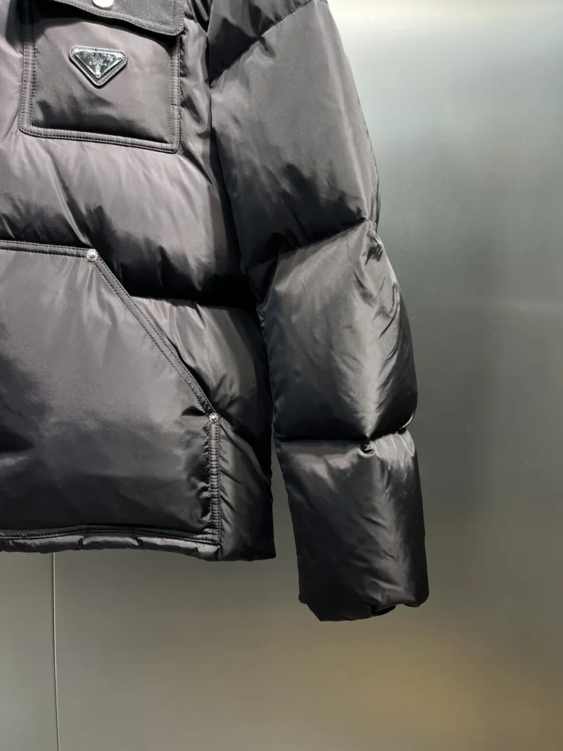 Replica Prada Down Jacket Black Quilted Style Reps - RepLuxe