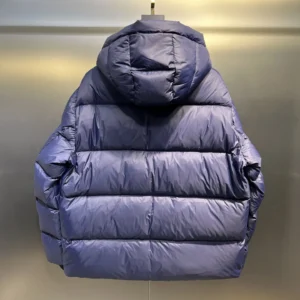 Replica Prada Down Jacket Hooded Blue Puffer Reps - RepLuxe