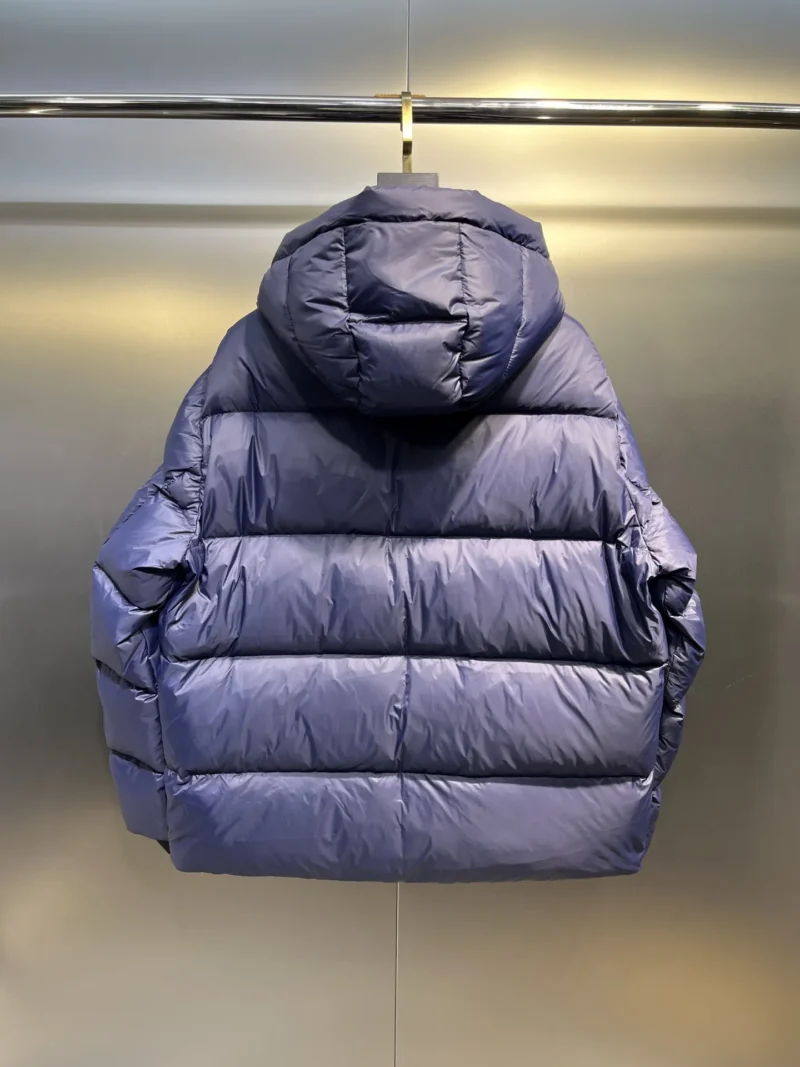 Replica Prada Down Jacket Hooded Blue Puffer Reps - RepLuxe