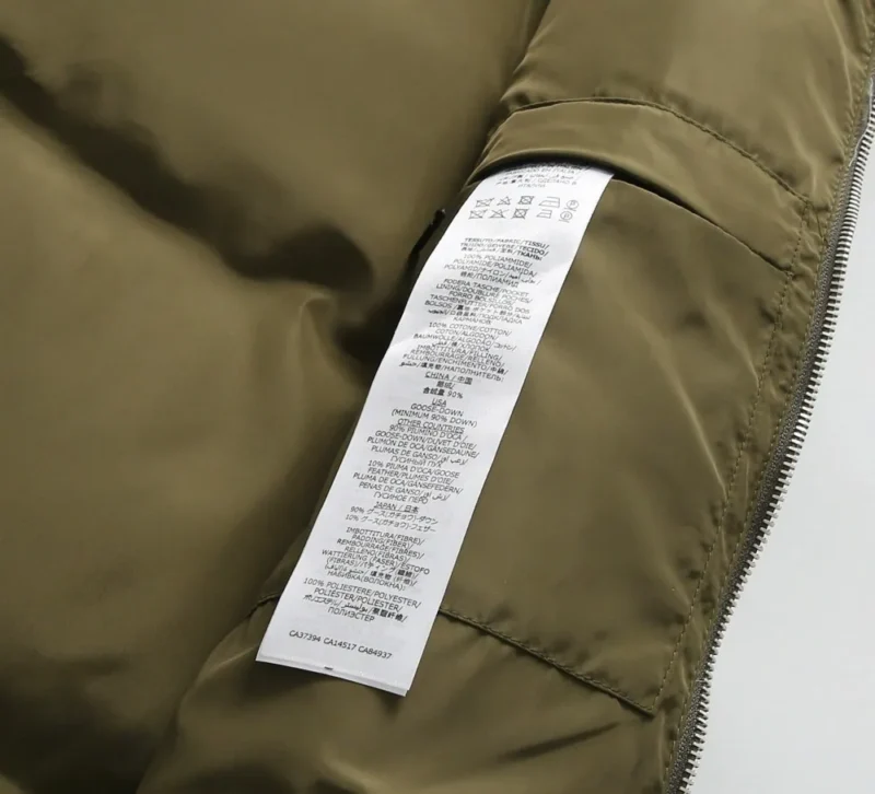 Replica Gucci GG Canvas Hooded Down Vest Olive Green Reps - RepLuxe