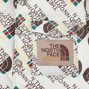 Replica THE NORTH FACE x GUCCI Down Vest White Reps - RepLuxe