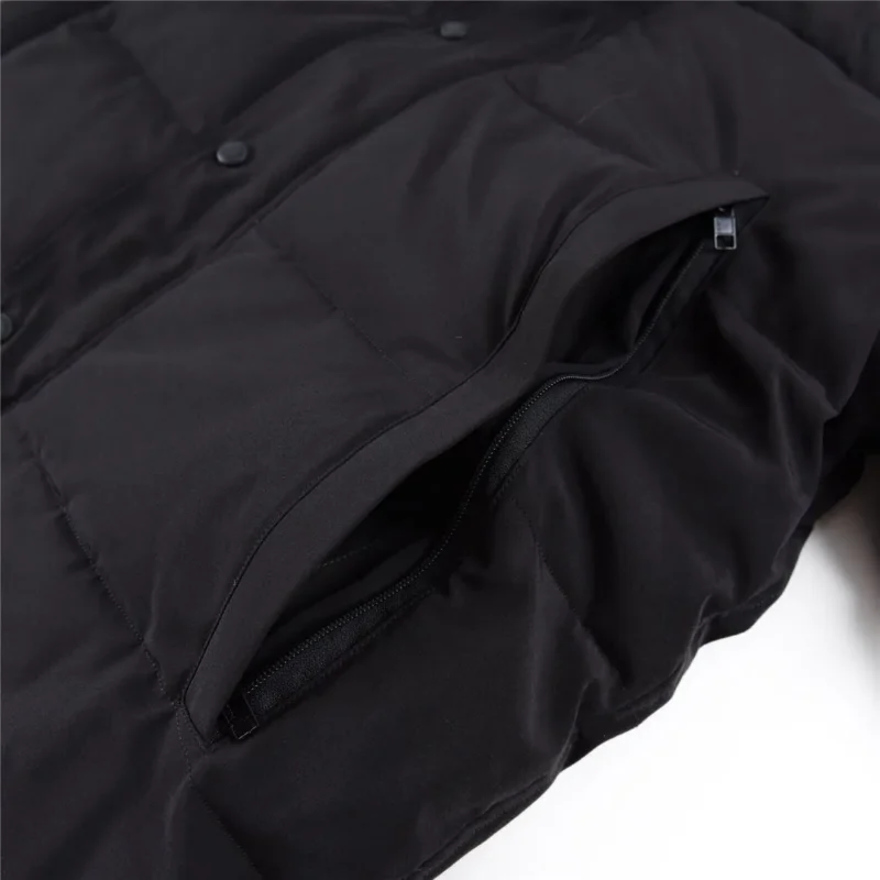 Replica Canada Goose Wyndham 388M Black Parka Reps - RepLuxe