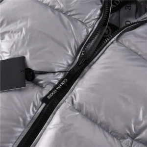 Replica Canada Goose Crofton Puffer Jacket Silver Reps - RepLuxe