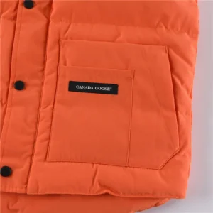 Replica Canada Goose Freestyle Crew 4154M Orange Vest Reps - RepLuxe