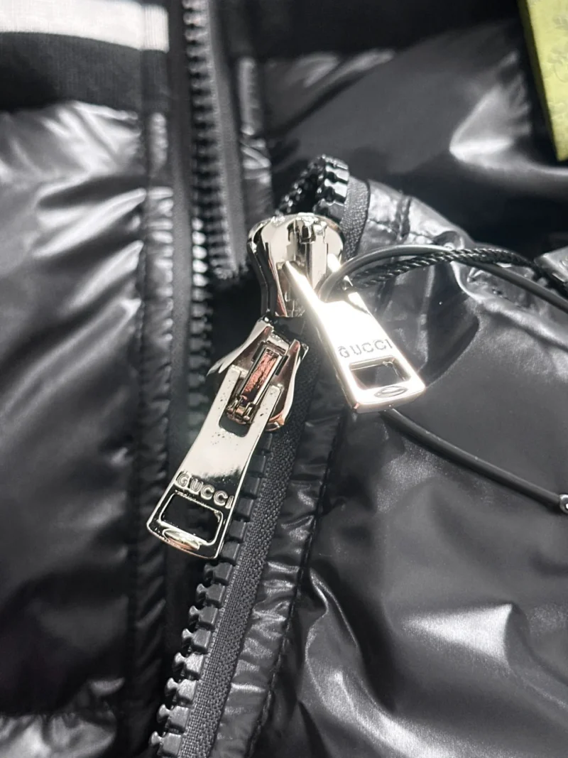 Replica Gucci Longue Saion Down Jacket Black Quilted Reps - RepLuxe