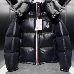 Replica Moncler Montbeliard Down Jacket Black Short Reps - RepLuxe