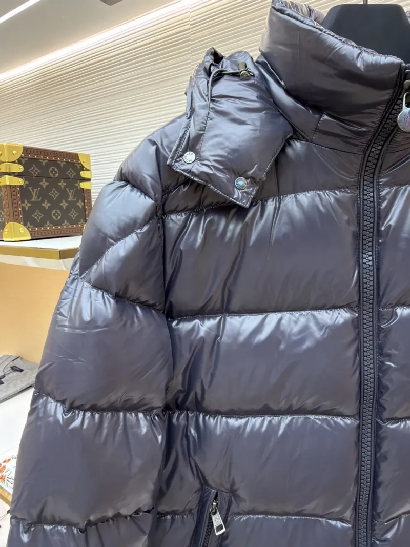 Replica Moncler Maya Down Jacket Navy Hooded Reps - RepLuxe