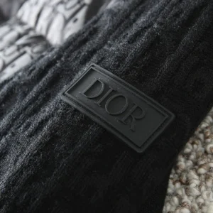 Replica Dior Knit Down Jacket Black Quilted Reps - RepLuxe