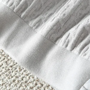 Replica Dior Knit Down Jacket White Unisex Reps - RepLuxe