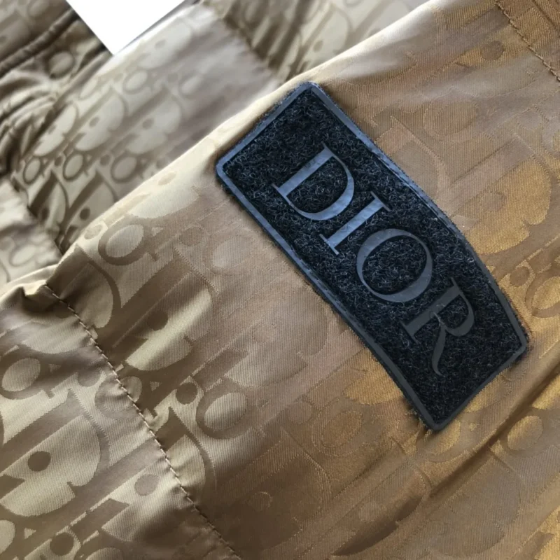 Replica Dior Oblique Quilted Down Jacket Brown Reps - RepLuxe