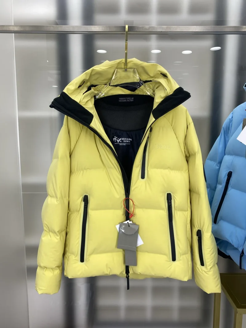 Replica Dior Descente Ski Jacket Yellow Puffer Reps - RepLuxe