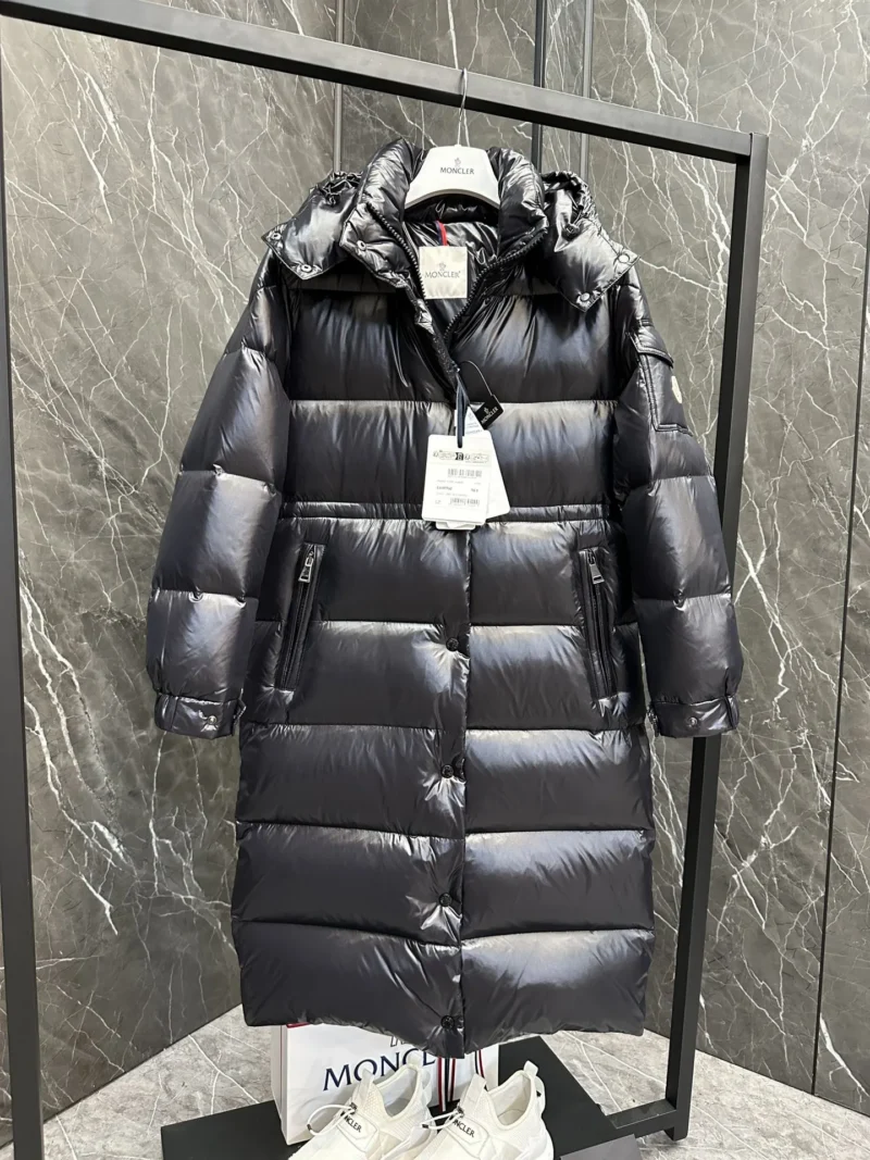 Replica Moncler Cavettaz Long Down Jacket Black Reps - RepLuxe