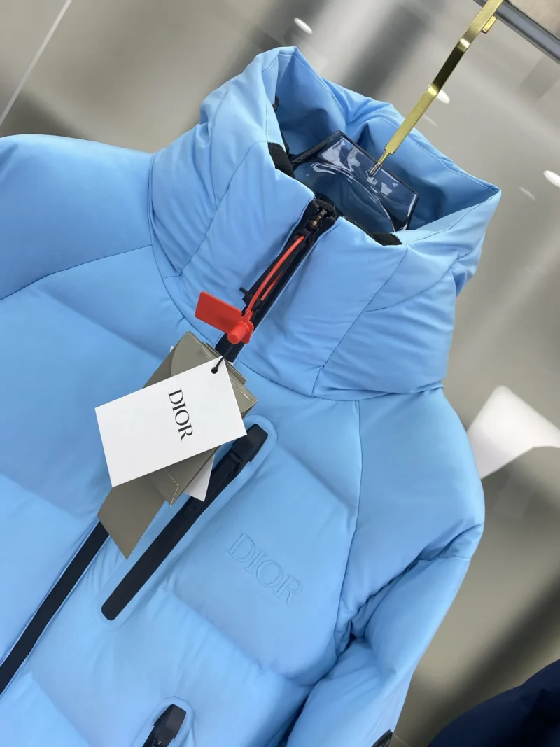 Replica Dior Descente Ski Jacket Light Blue Puffer Reps - RepLuxe