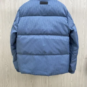 Replica Dior CD Classic Down Jacket Blue Quilted Reps - RepLuxe