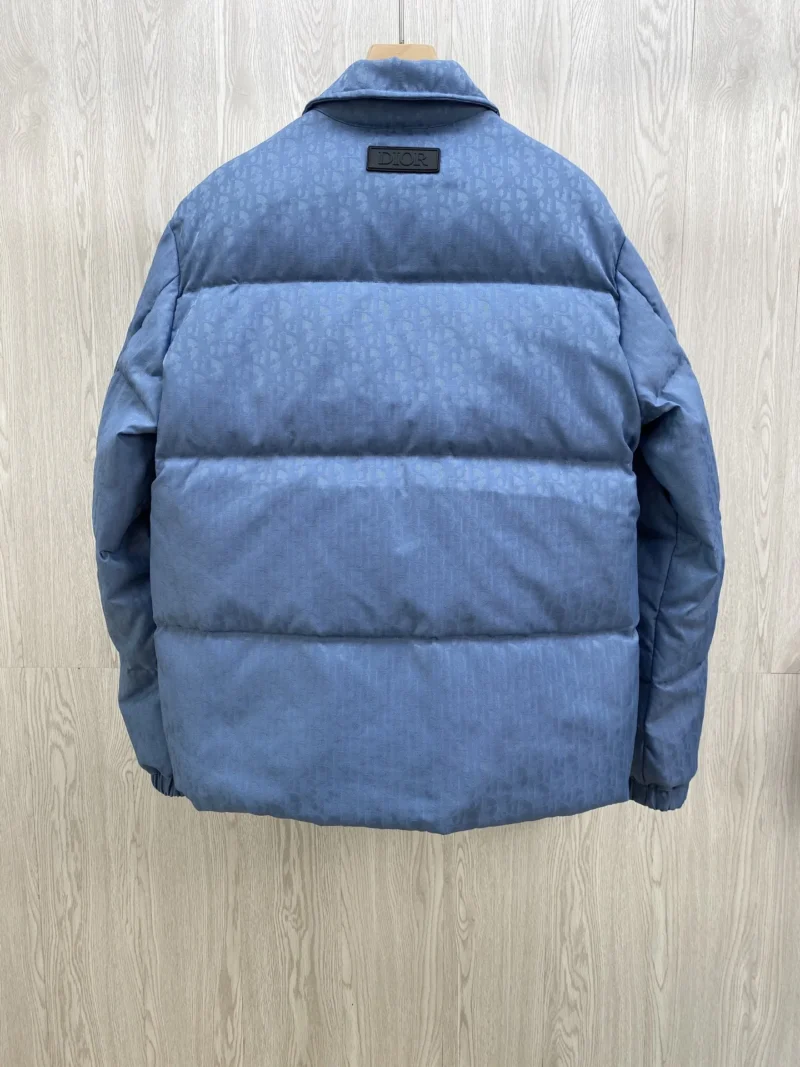 Replica Dior CD Classic Down Jacket Blue Quilted Reps - RepLuxe