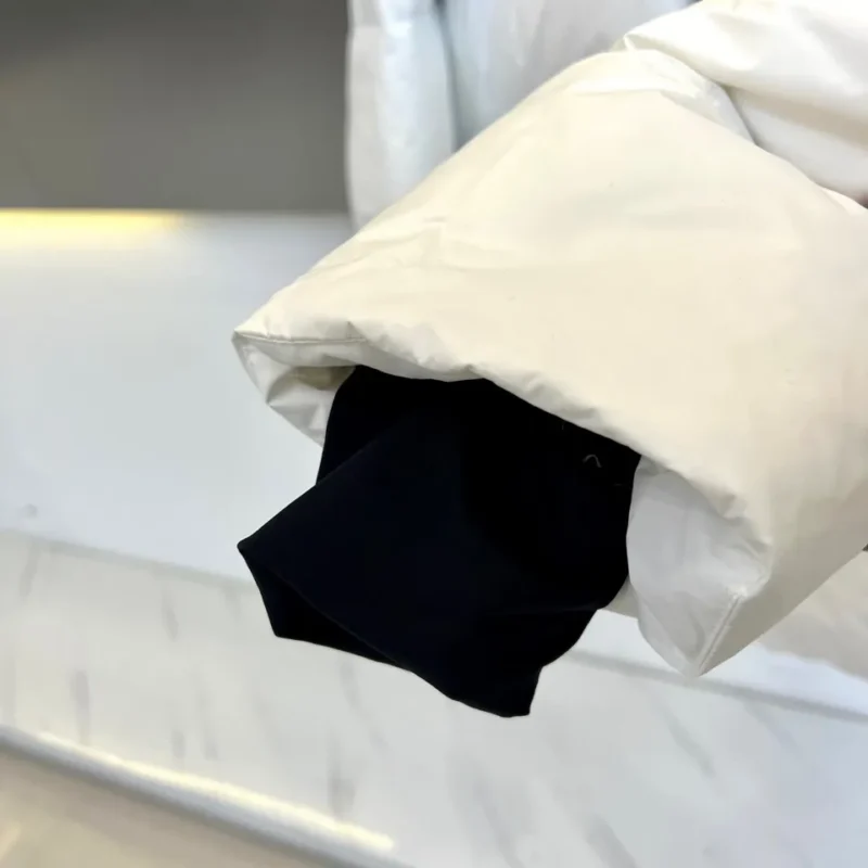 Replica Dior Glacier Down Jacket White Hooded Reps - RepLuxe