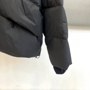 Replica Dior Glacier Down Jacket Black Hooded Reps - RepLuxe