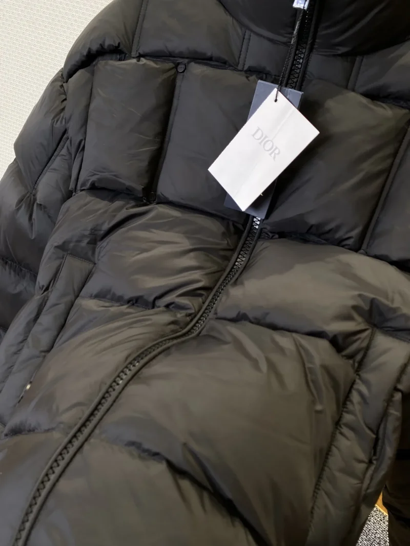 Replica Dior Down Jacket Black Quilted Reps - RepLuxe