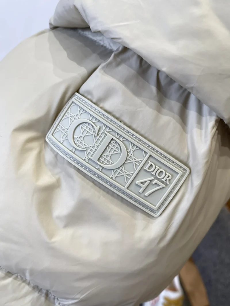 Replica Dior Down Jacket Beige Quilted Reps - RepLuxe