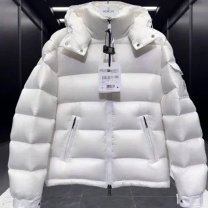 Replica Moncler Maire Down Jacket White Short Reps - RepLuxe